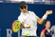 Marcos Giron in action at the National Bank Open (Picture: Getty)